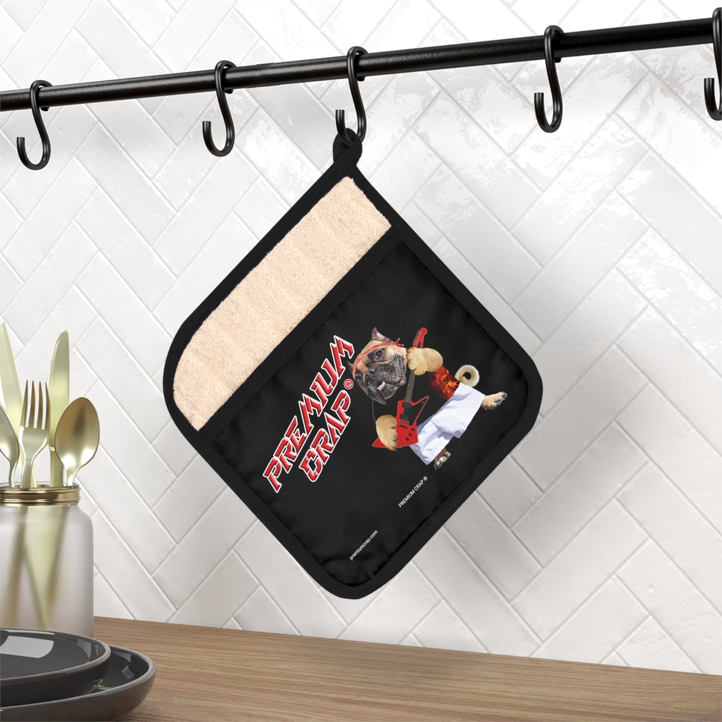 Premium Crap Pot Holder with Pocket