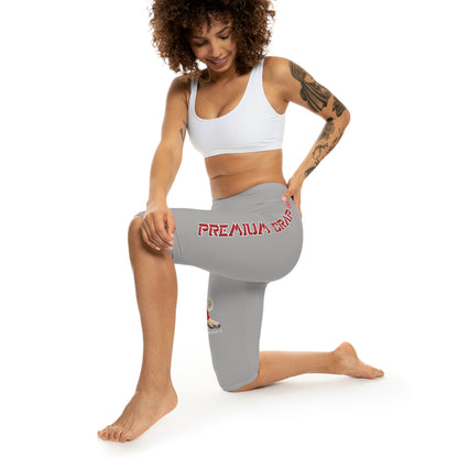 Premium Crap II Women’s Capri Leggings - Light Grey