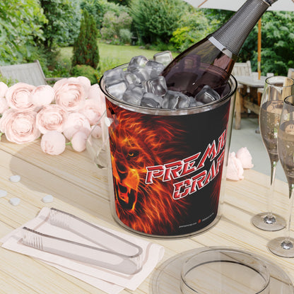 Premium Crap Ice Bucket with Tongs