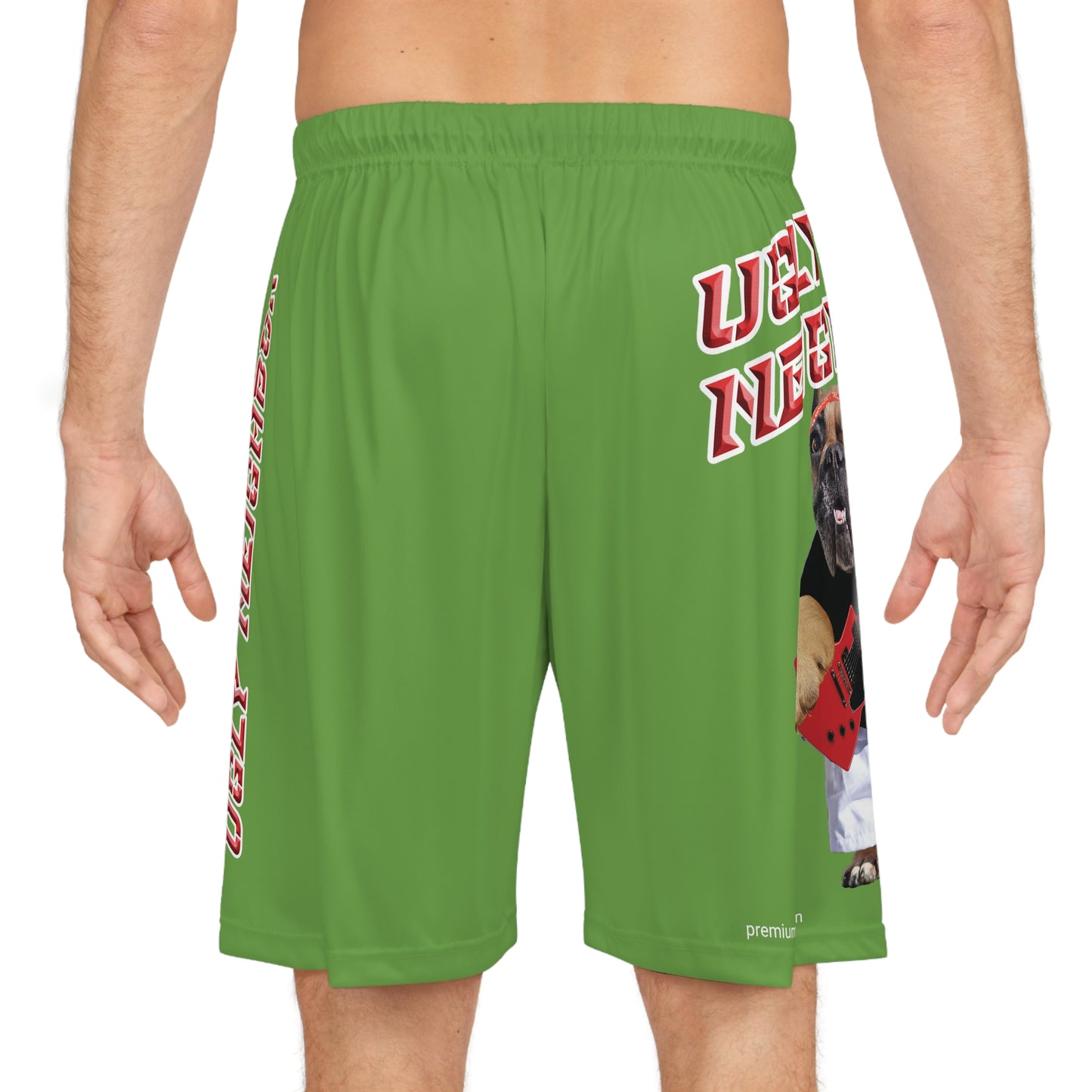 Ugly Neighbor BougieBooty Baller Shorts - Green
