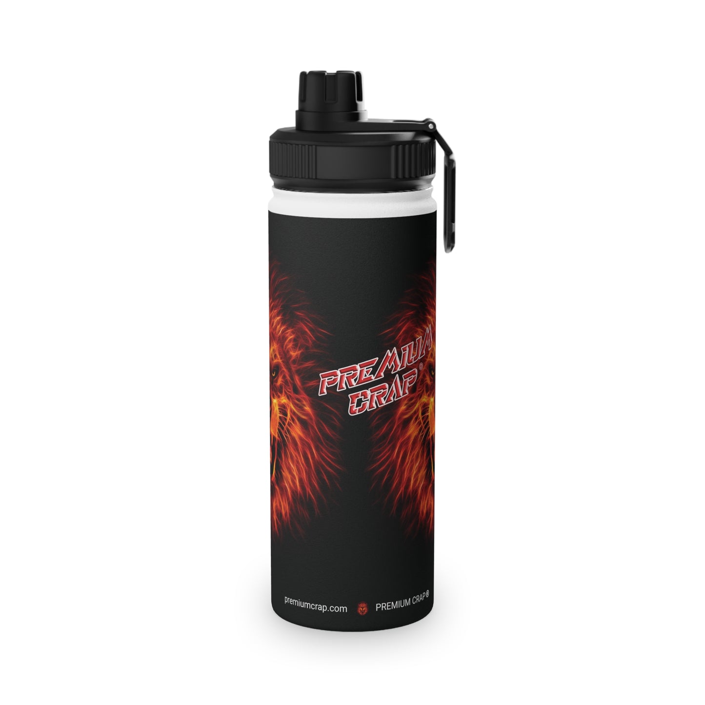 Premium Crap Stainless Steel Water Bottle, Sports Lid