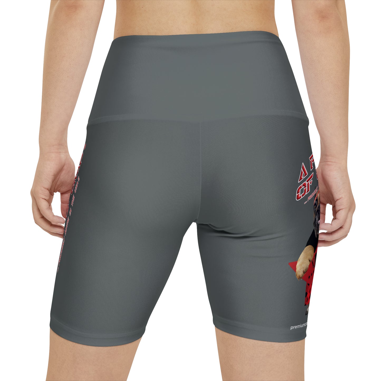 A Piece Of Crap II Women's Workout Shorts - Dark Grey