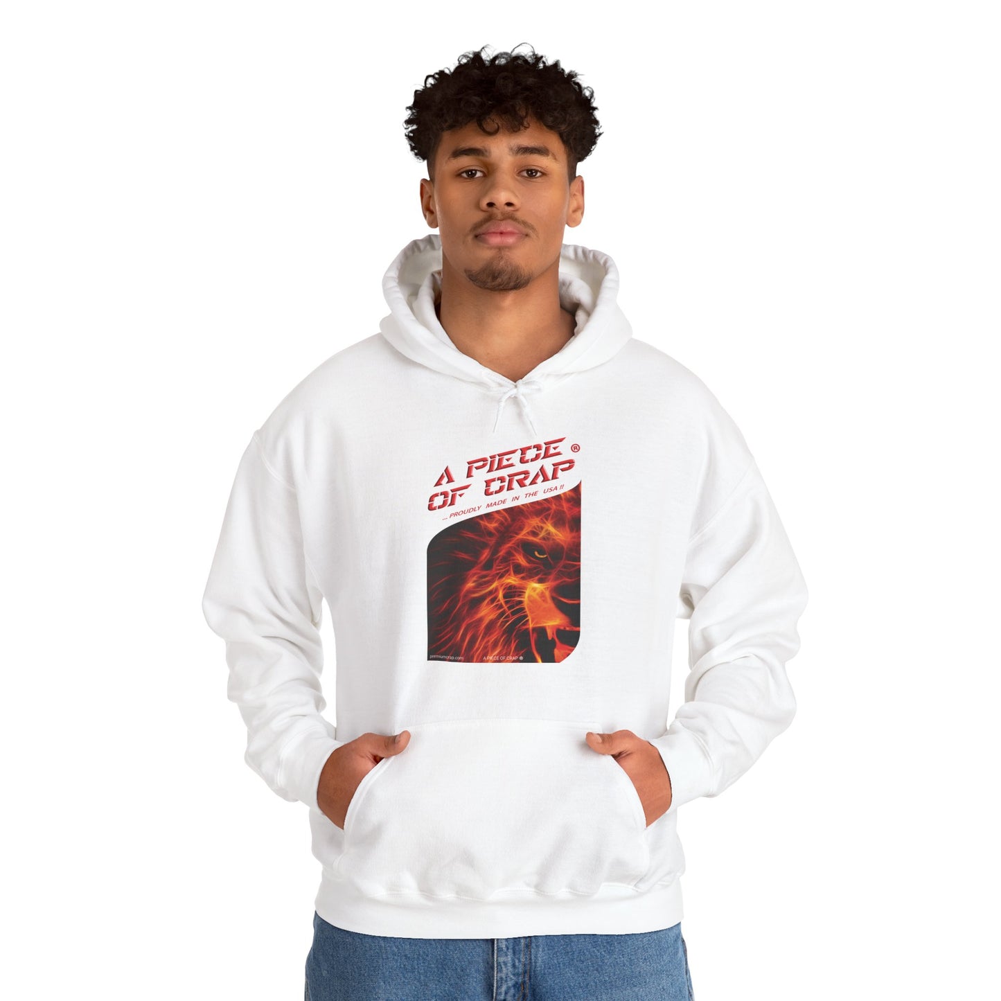 A Piece Of Crap Men's Heavy Blend Hooded Sweatshirt