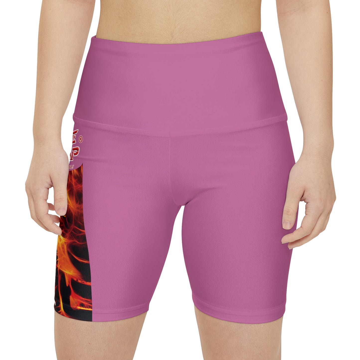 A Piece Of Crap WorkoutWit Shorts - Light Pink