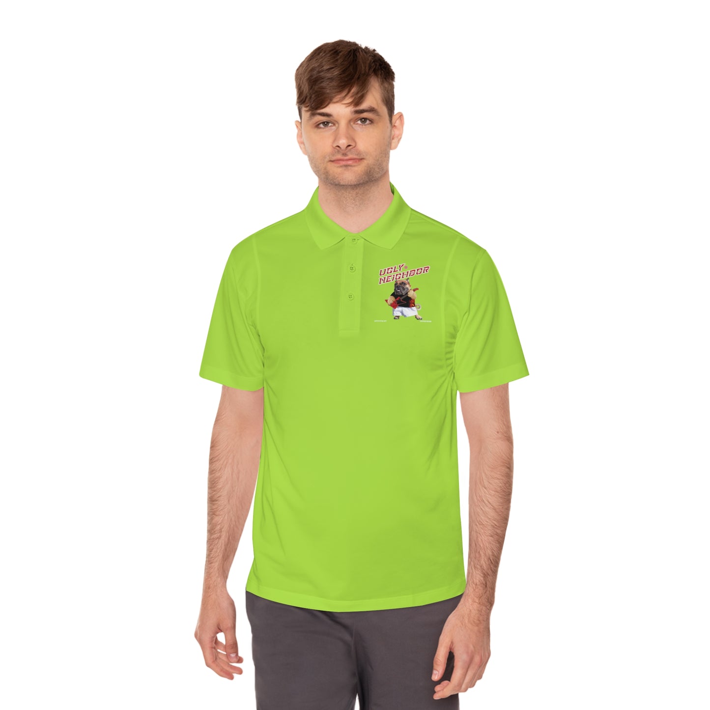 Ugly Neighbor Men's Sport Polo Shirt