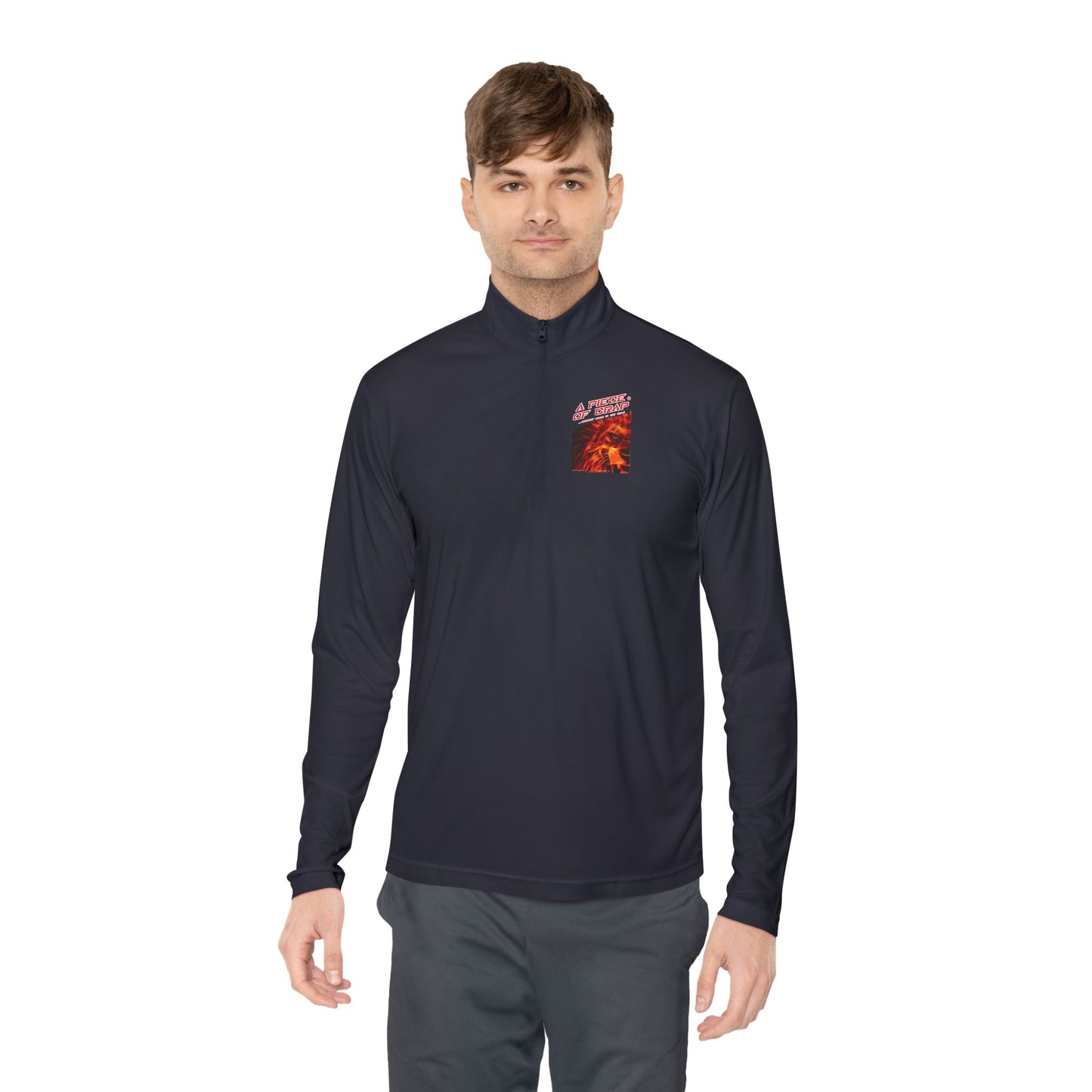 A Piece Of Crap Men's Quarter-Zip Pullover