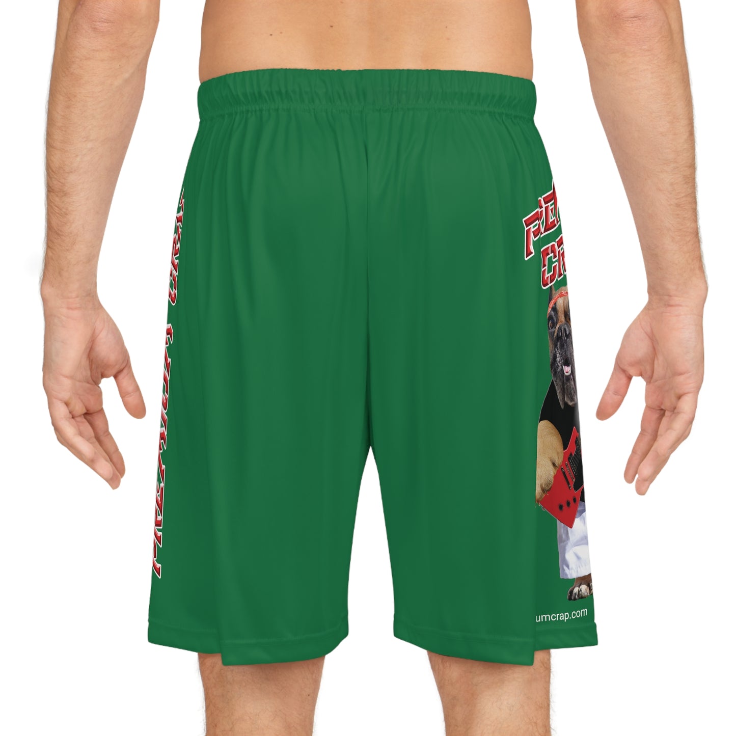 Premium Crap Basketball Shorts - Dark Green