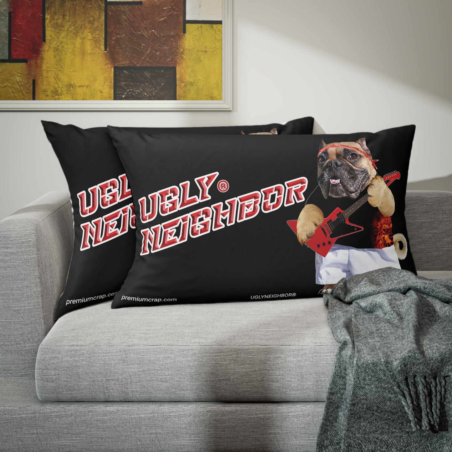 Ugly Neighbor Sham Pillow