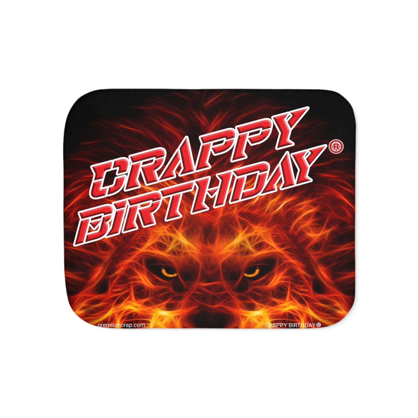 Crappy Birthday Sherpa Blanket
