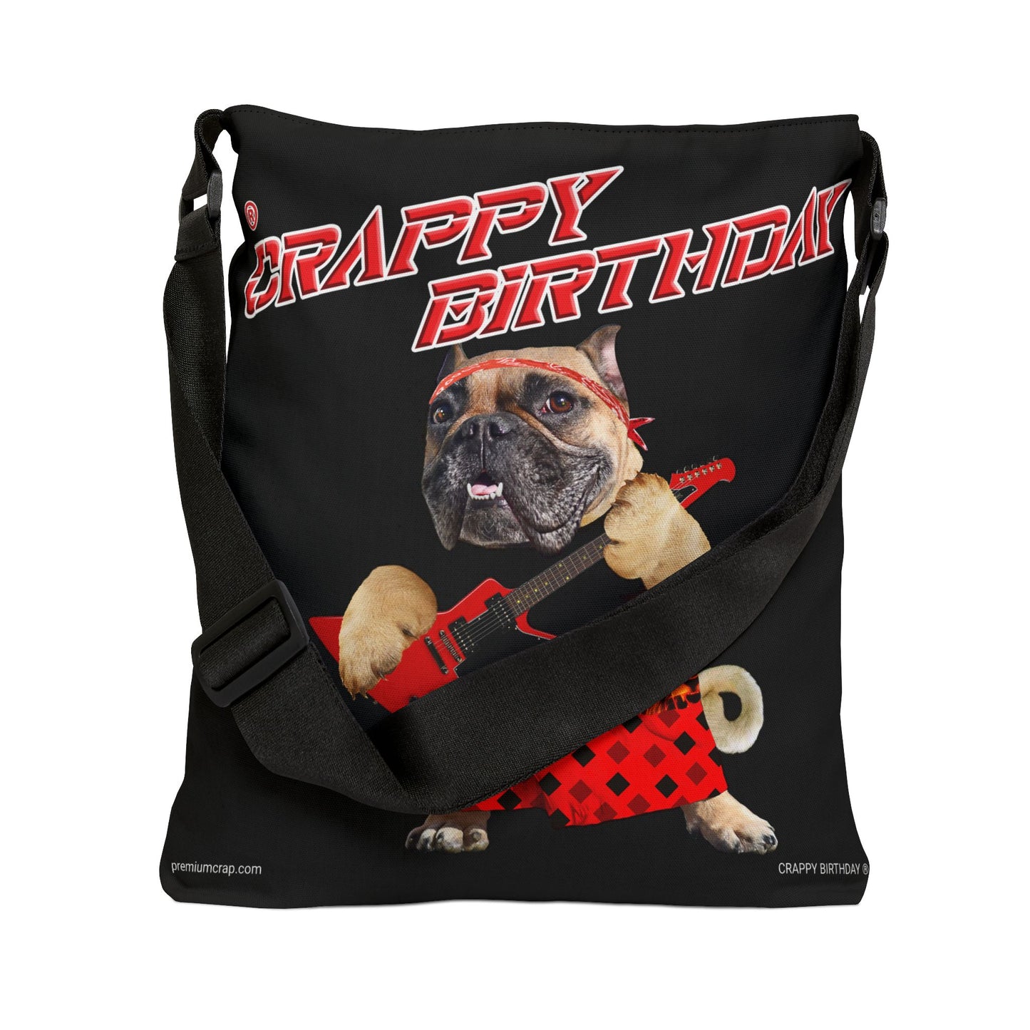 Crappy Birthday II Adjustable Tote Bag
