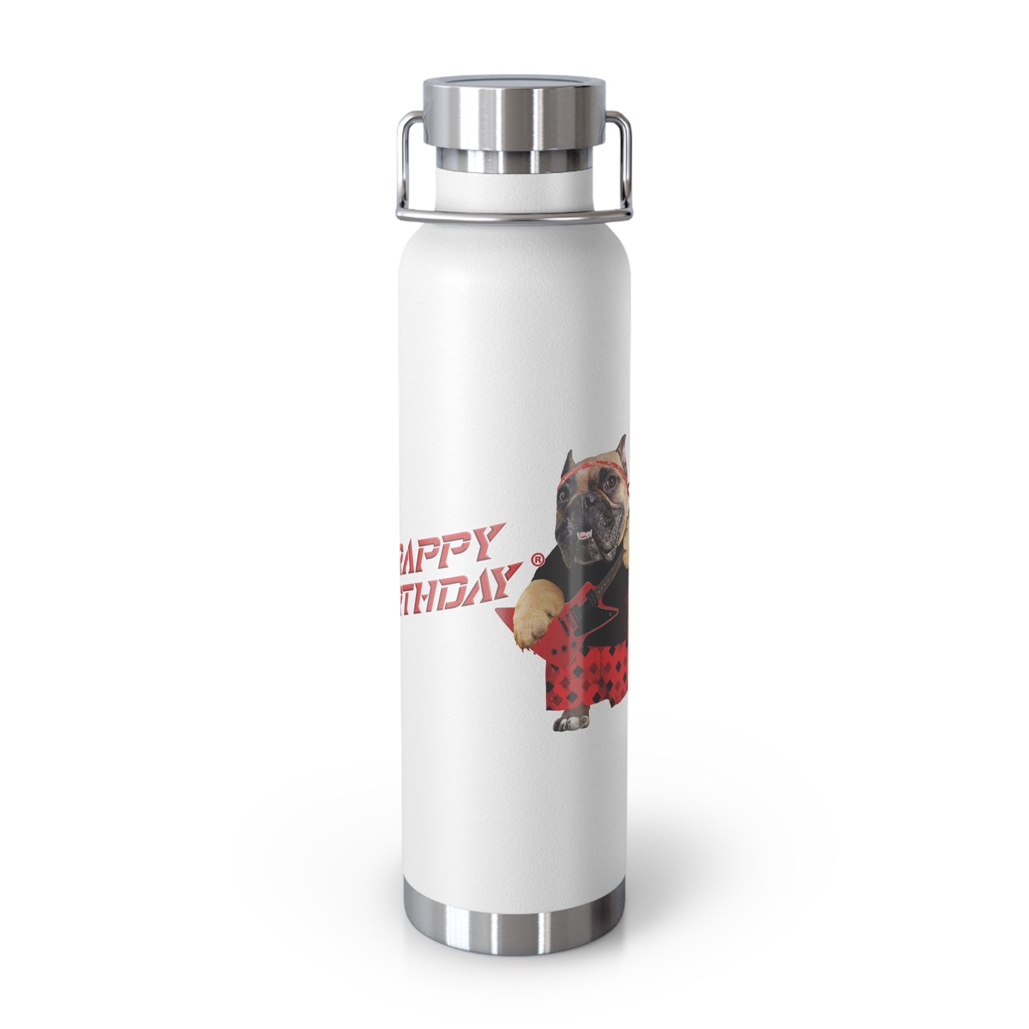 Crappy Birthday II Stainless Steel Water Bottle, Standard Lid