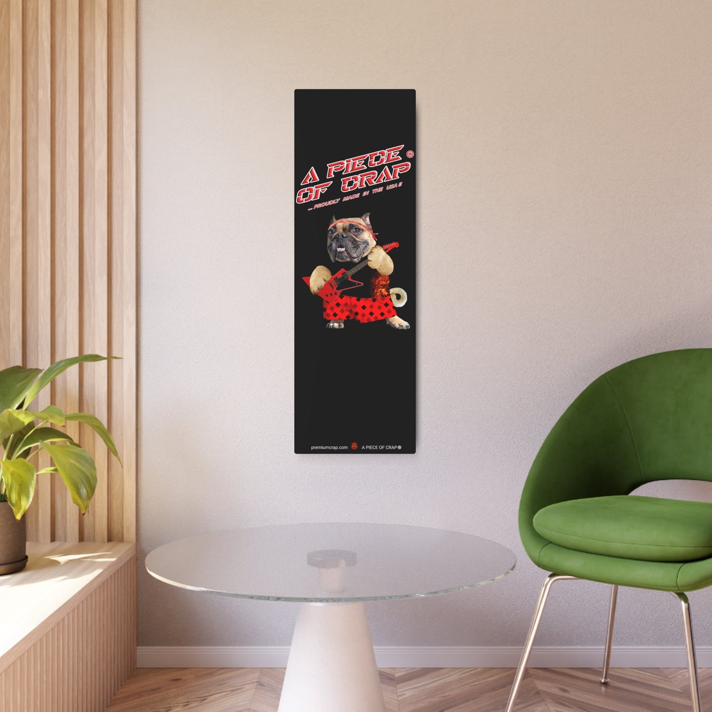 A Piece of Crap II Metal Art Sign