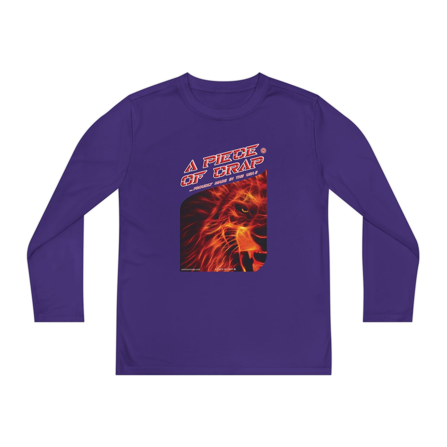 A Piece Of Crap Youth Long Sleeve Competitor Tee