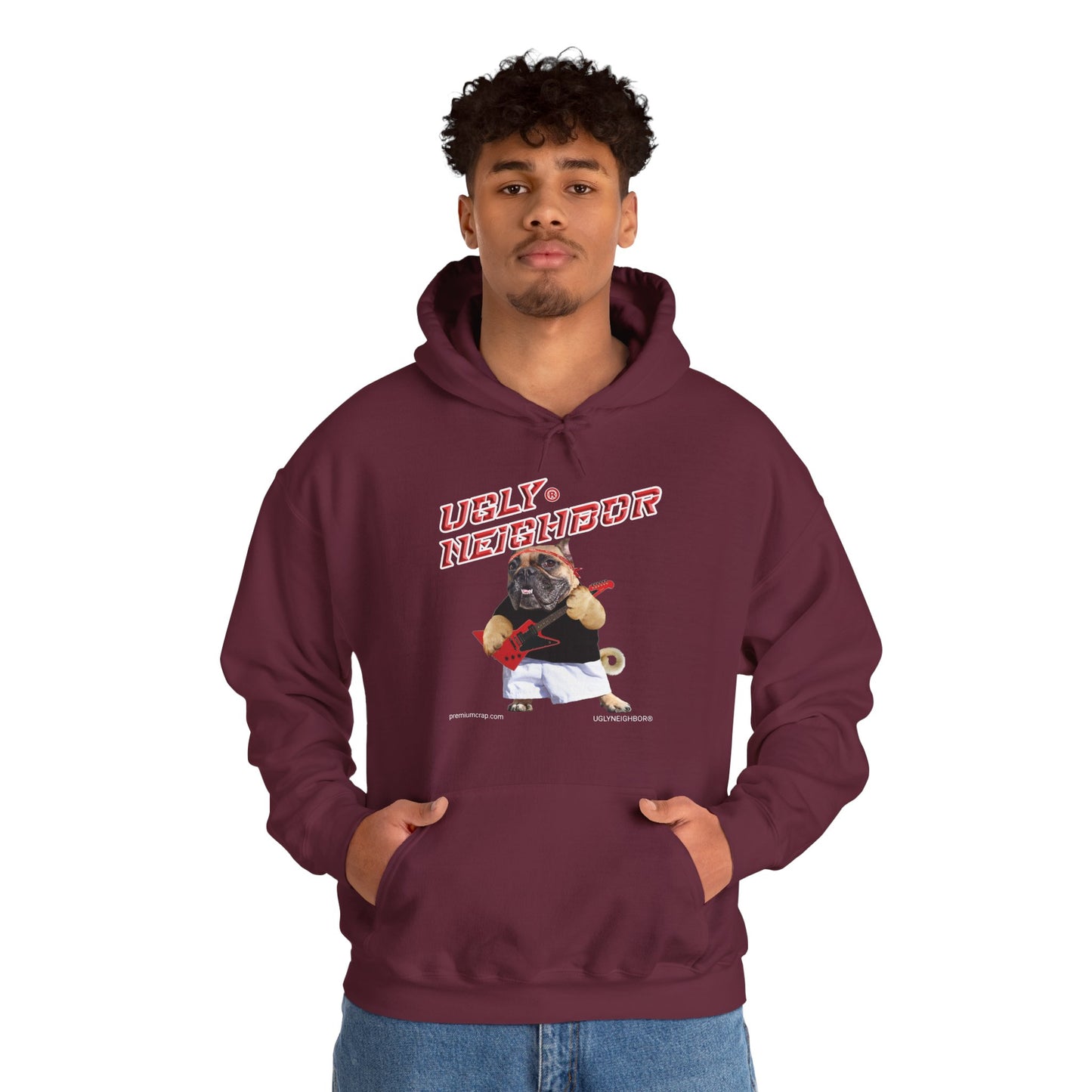 Ugly Neighbor Men's Heavy Blend Hooded Sweatshirt