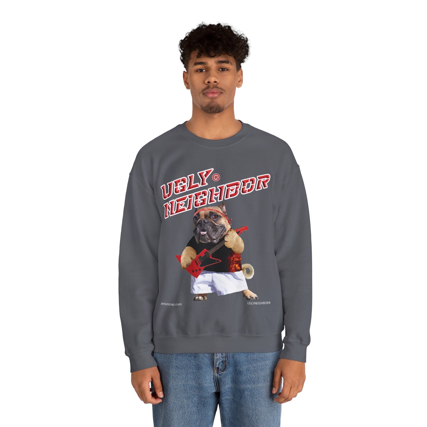 Ugly Neighbor Men's Heavy Blend Crewneck Sweatshirt
