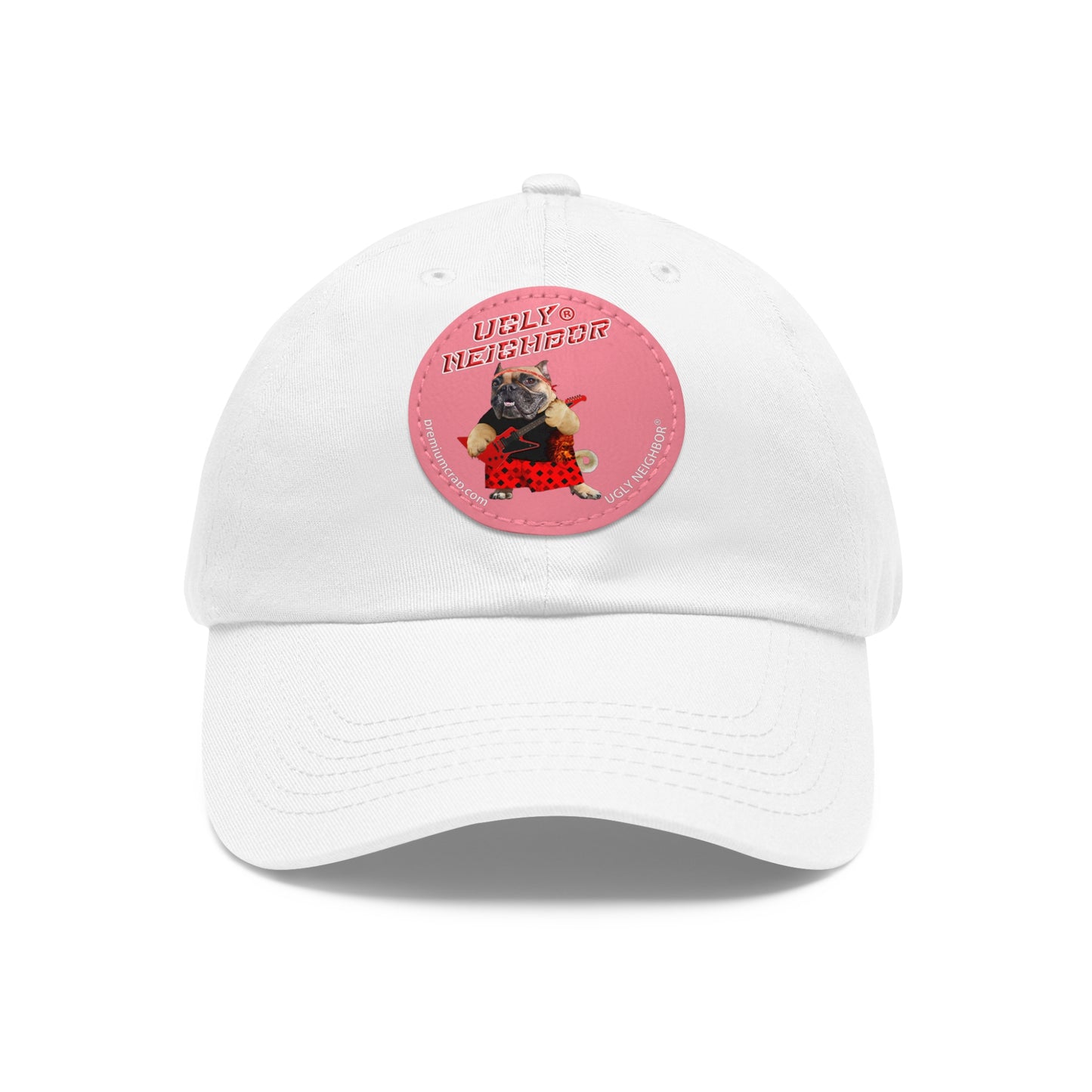 Ugly Neighbor II Dad Hat with Leather Patch (Round)