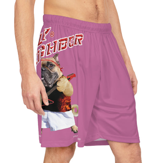 Ugly Neighbor BougieBooty Baller Shorts - Light Pink