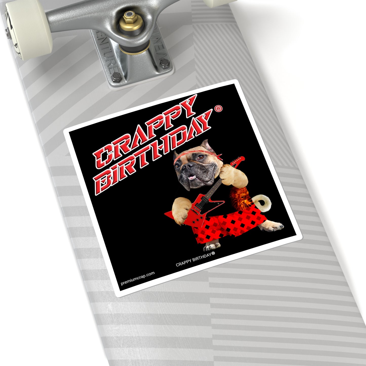 Crappy Birthday II Square Stickers