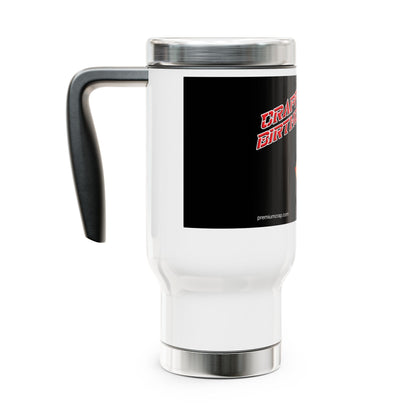 Crappy Birthday II Stainless Steel Travel Mug with Handle, 14oz
