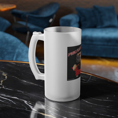 Premium Crap II Frosted Glass Beer Mug