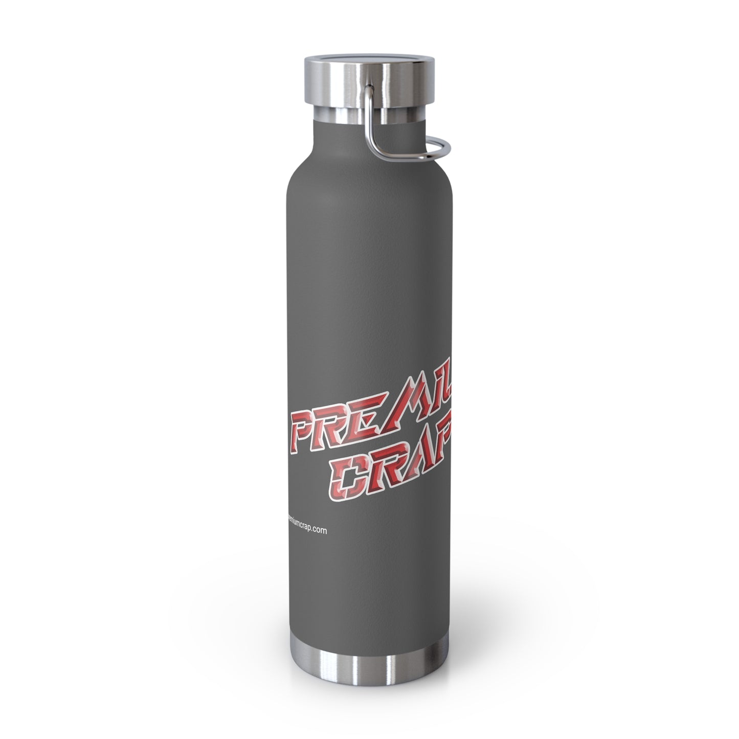 Premium Crap Stainless Steel Water Bottle, Standard Lid