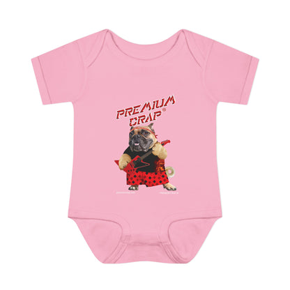Premium Crap II Infant Baby Rib Bodysuit