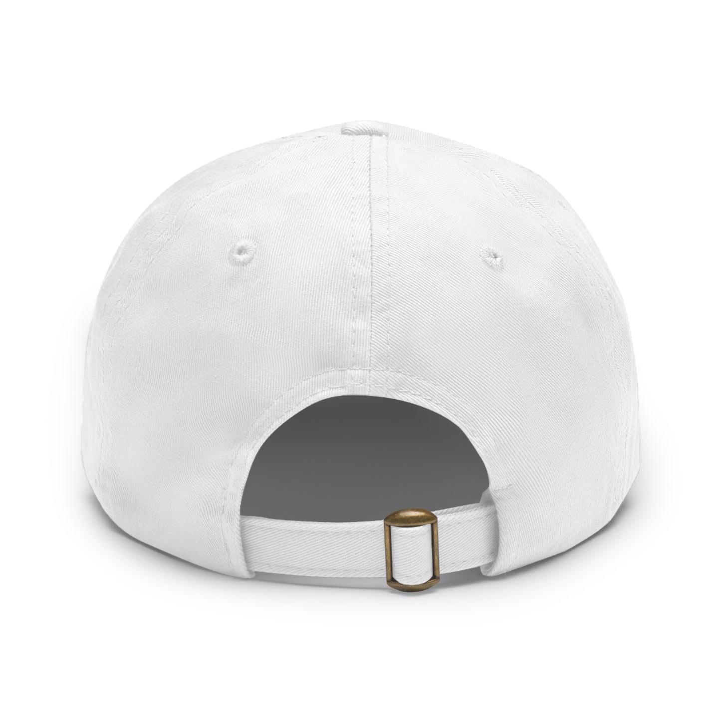 Premium Crap II Dad Hat with Leather Patch (Round)