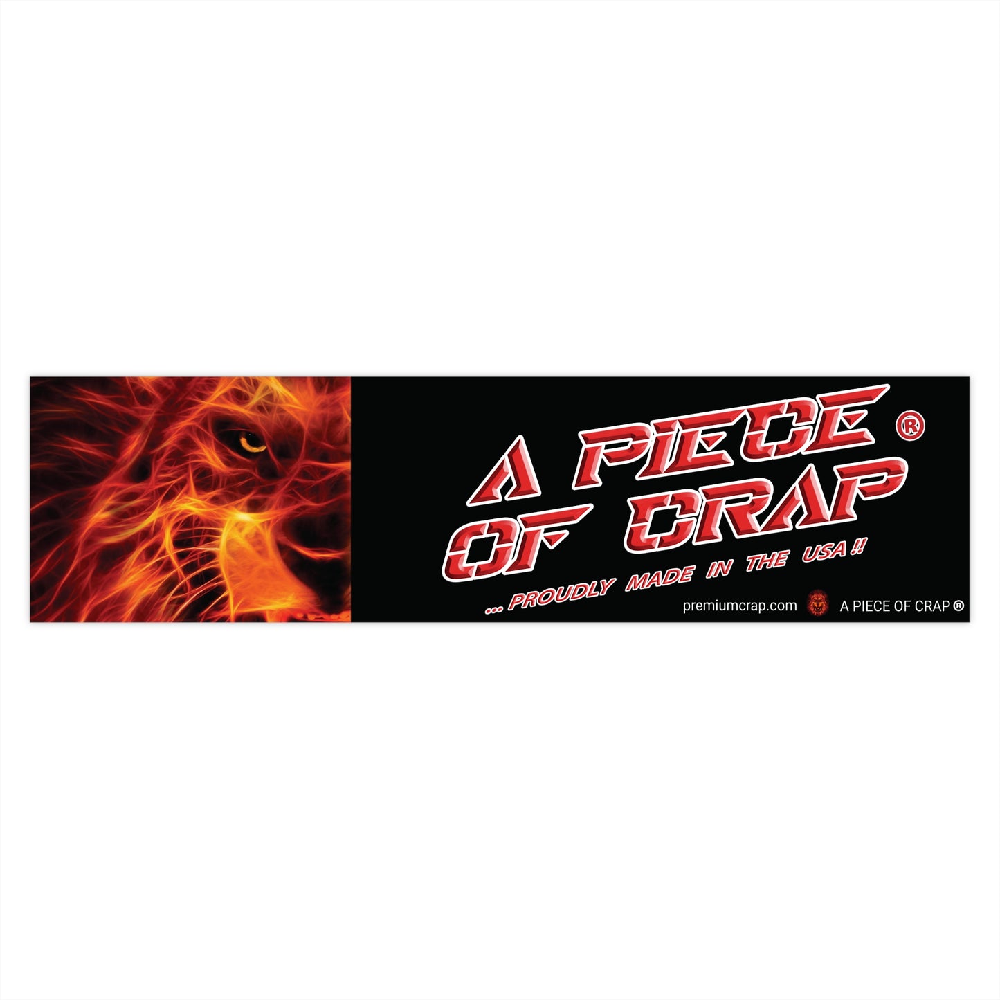 A Piece Of Crap Bumper Stickers - 15" x 3.75"