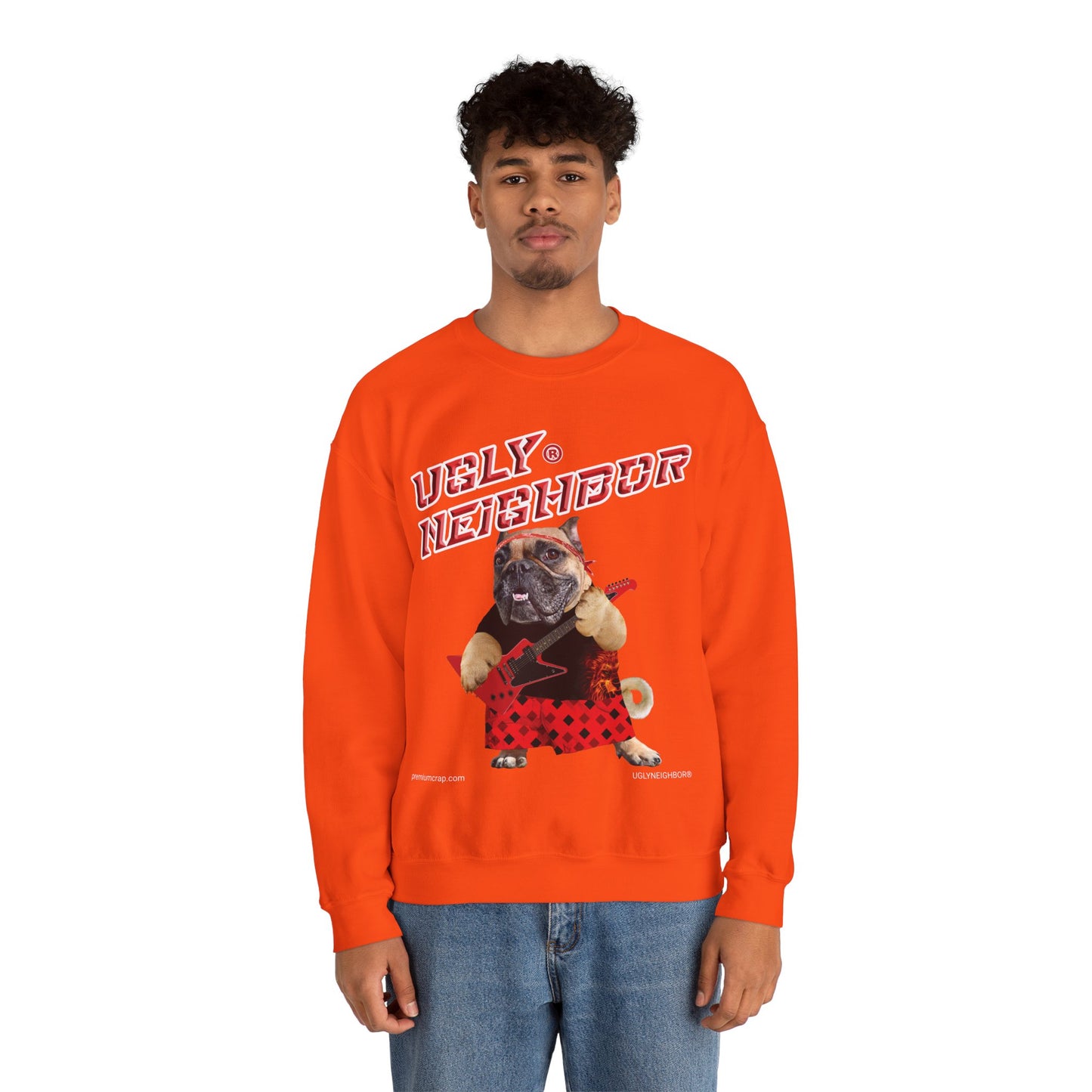 Ugly Neighbor II Men's Heavy Blend Crewneck Sweatshirt