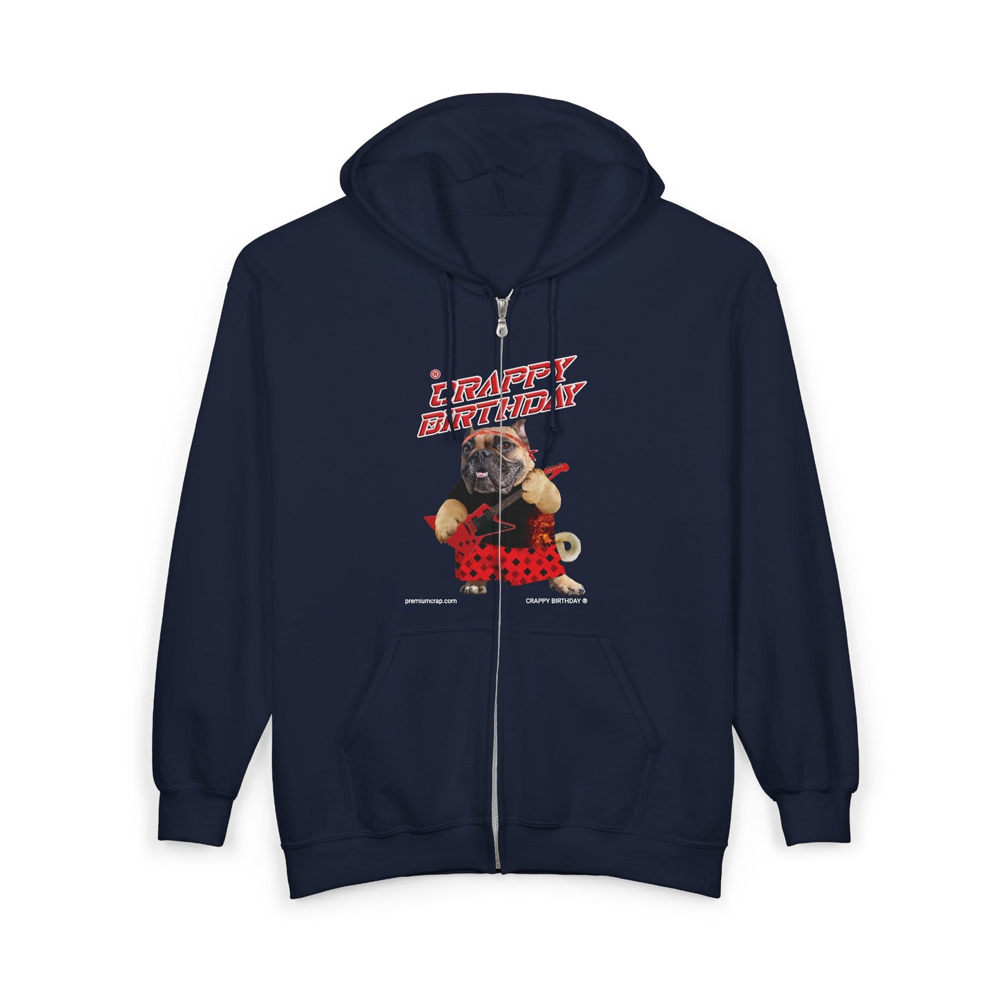 Crappy Birthday II Heavy Blend Full Zip Hooded Sweatshirt