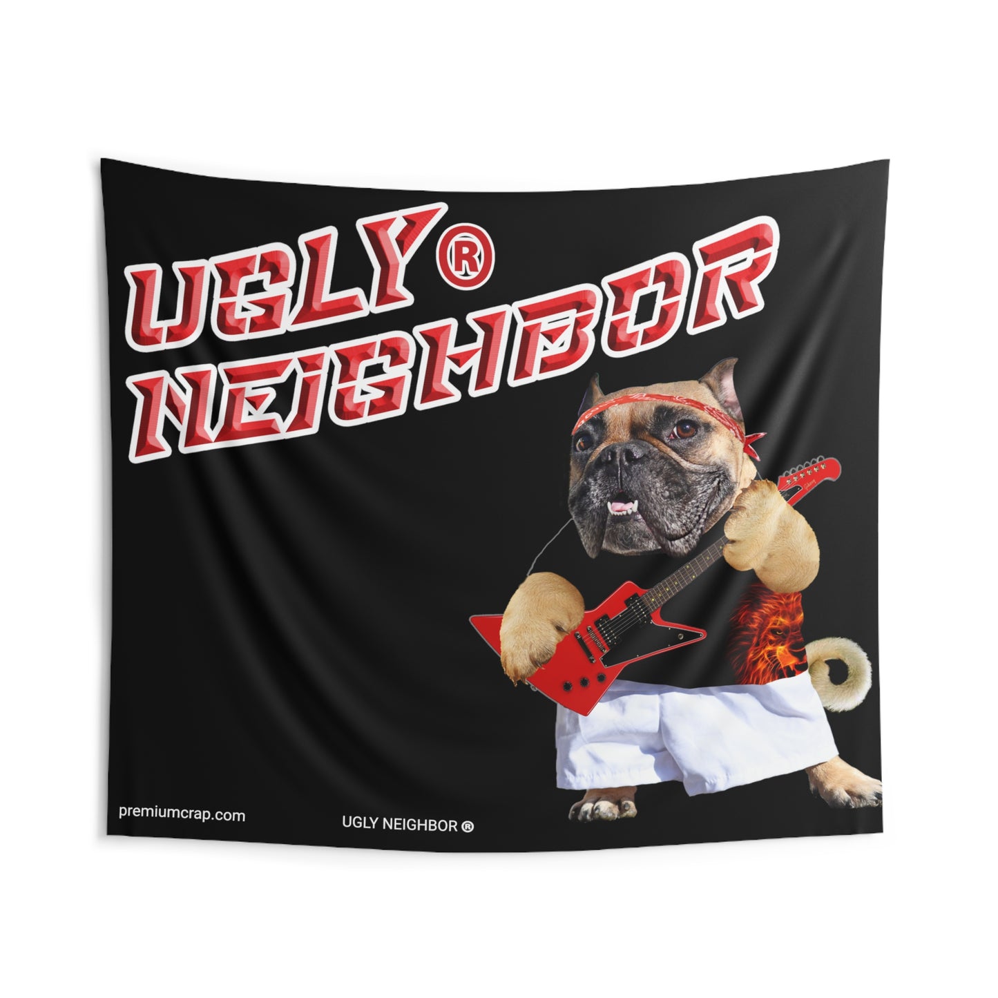 Ugly Neighbor Indoor Wall Tapestries