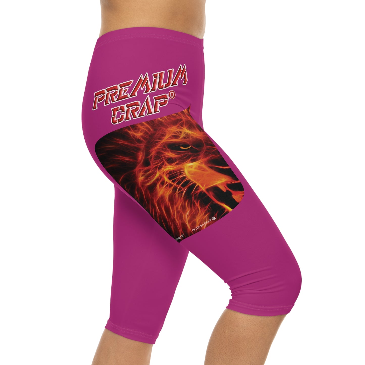 Premium Crap Capri-Cious Leggings - Pink