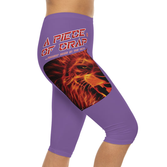 A Piece Of Crap Capri-Cious Leggings - Light Purple