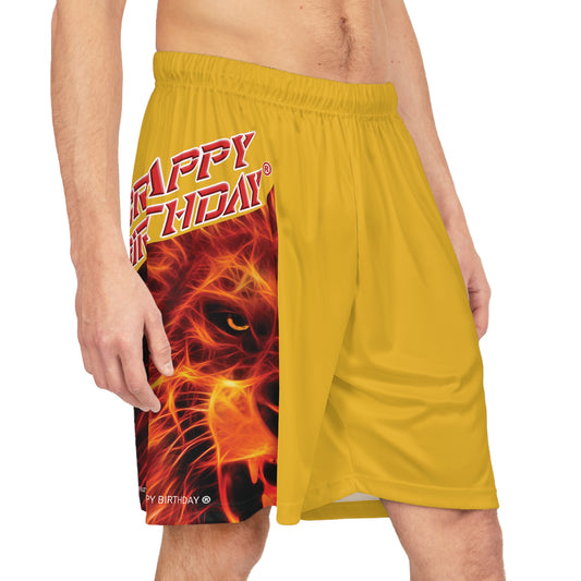 Crappy Birthday BougieBooty Baller Shorts - Yellow