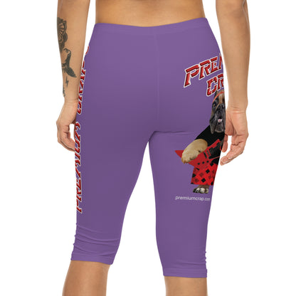 Premium Crap II Women’s Capri Leggings - Light Purple