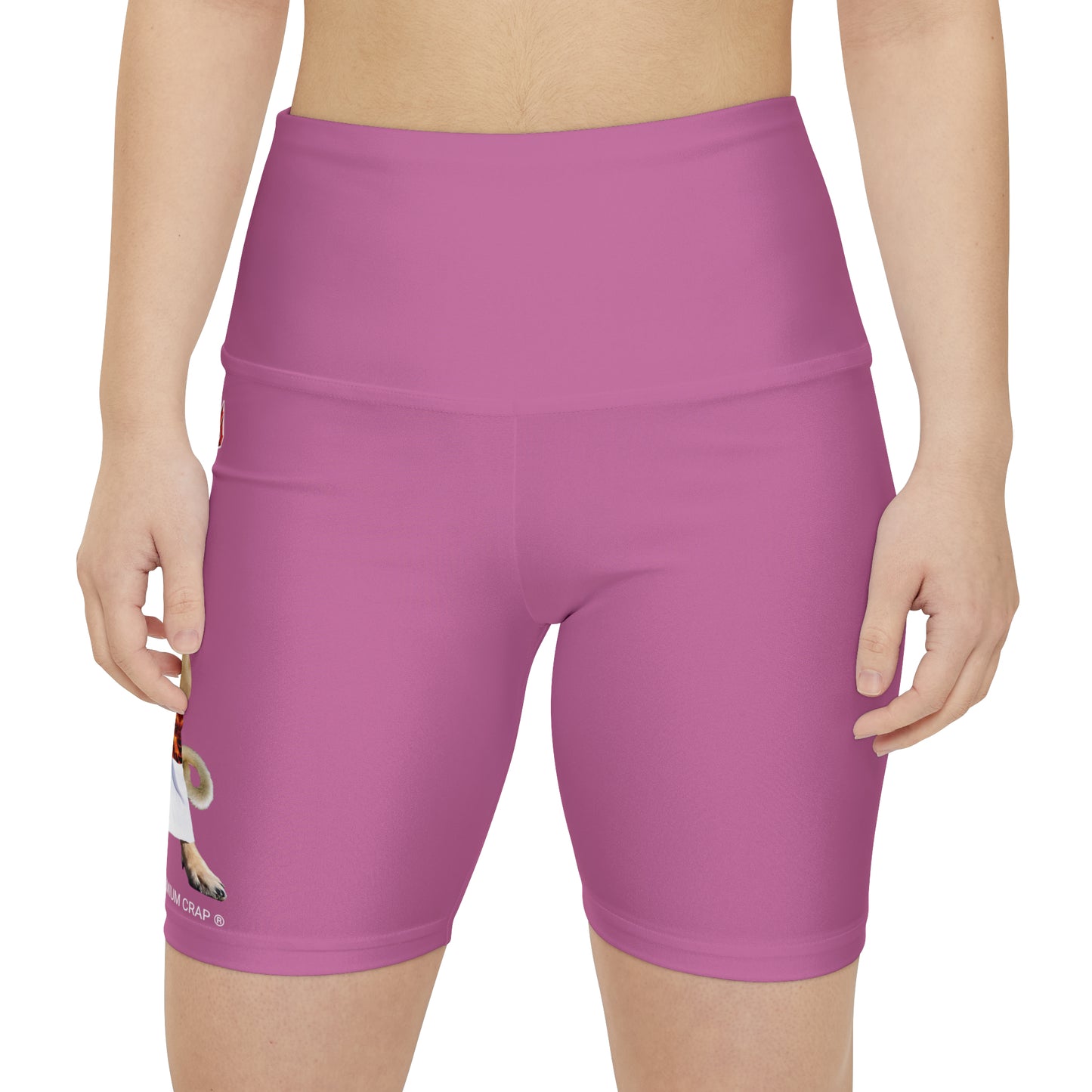 Premium Crap Workout Shorts  - Light Pink