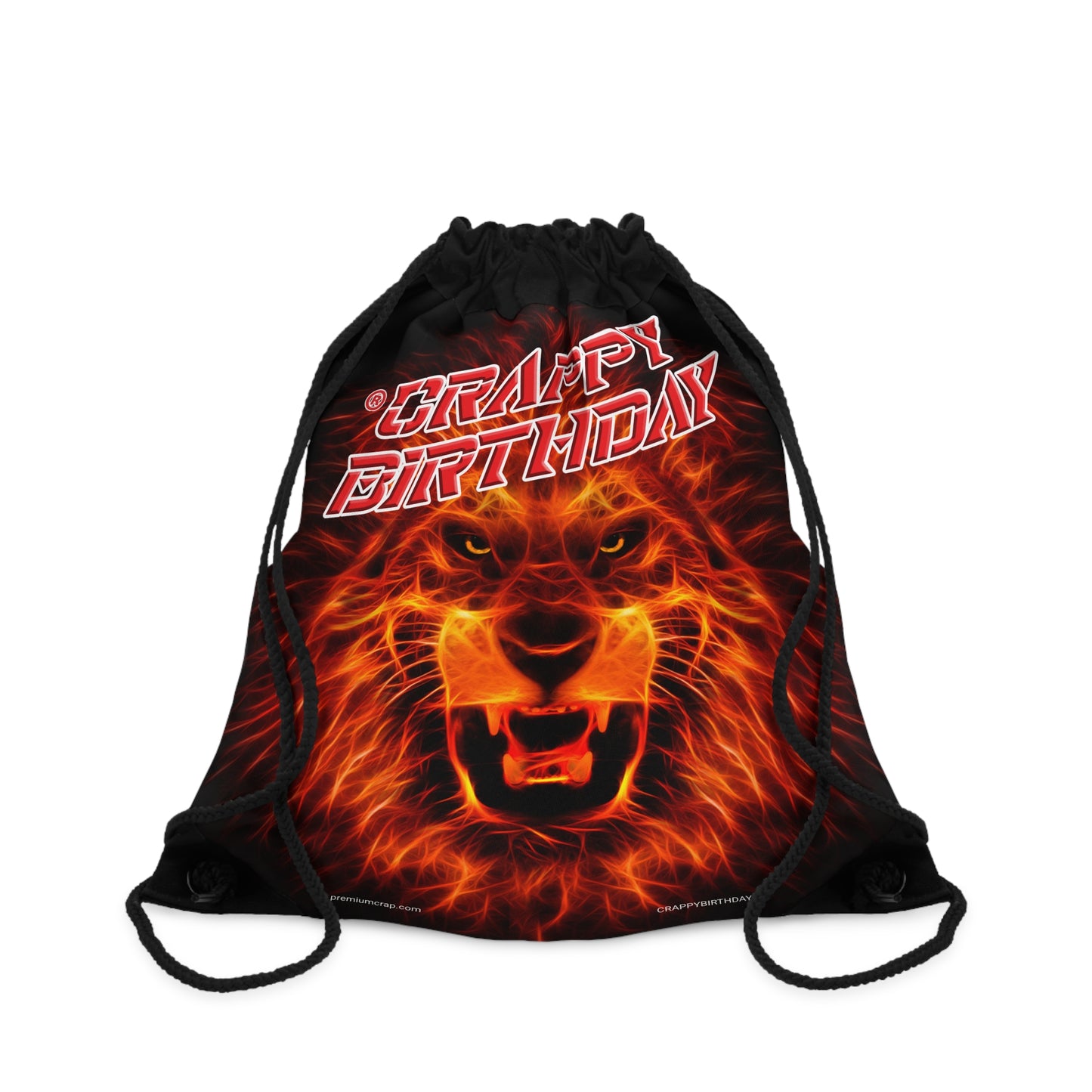 Crappy Birthday Drawstring Bag
