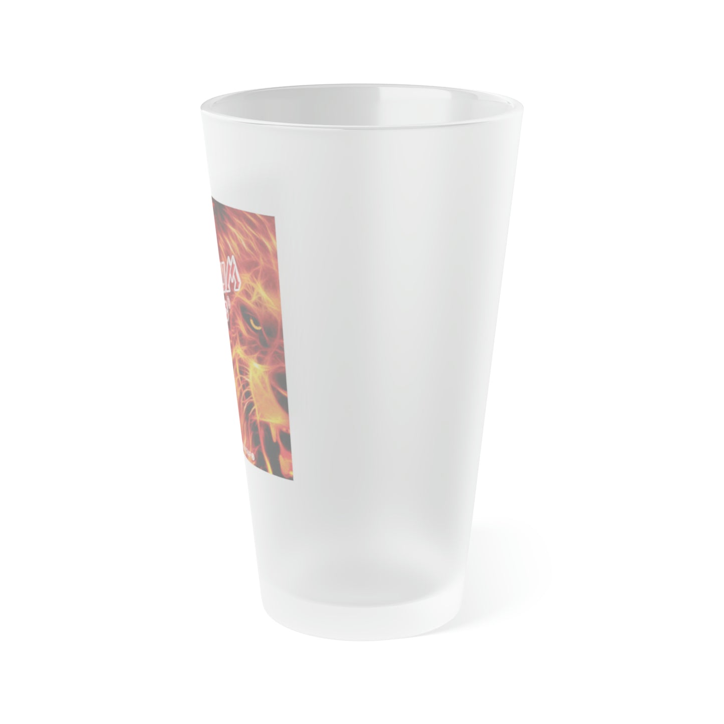 Premium Crap Frosted Folly Pint Glass