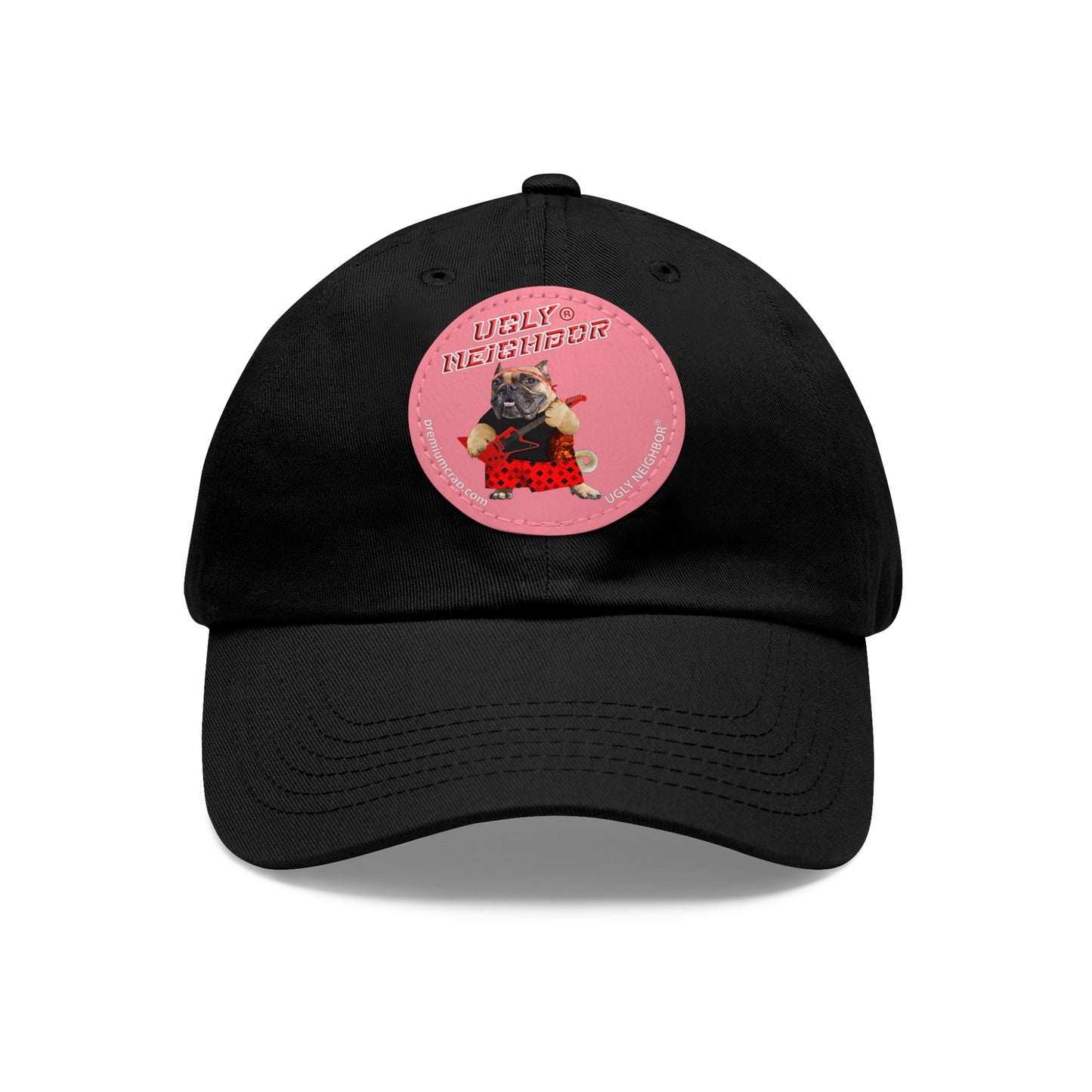 Ugly Neighbor II Dad Hat with Leather Patch (Round)