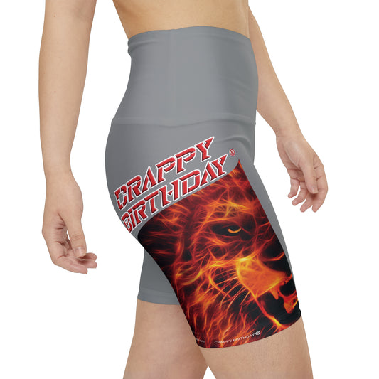 Crappy Birthday WorkoutWit Shorts - Grey