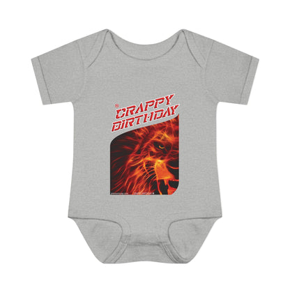 Crappy Birthday Infant Baby Rib Bodysuit