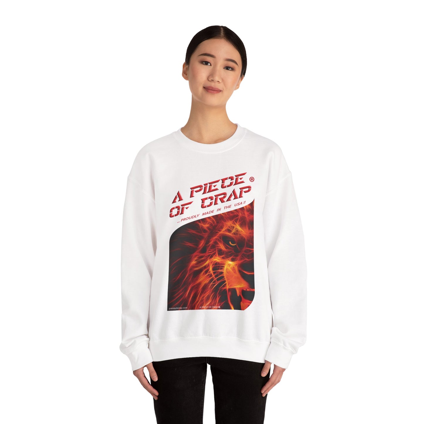 A Piece Of Crap Women's Heavy Blend Crewneck Sweatshirt