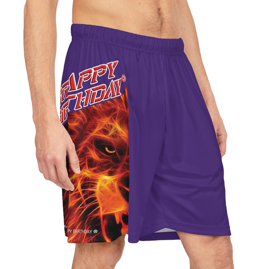 Crappy Birthday BougieBooty Baller Shorts - Purple