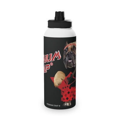 Premium Crap III Stainless Steel Water Bottle, Sports Lid