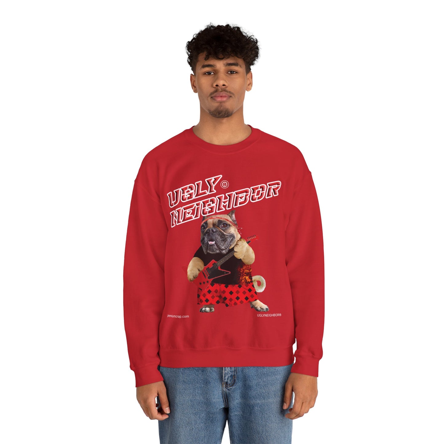 Ugly Neighbor II Men's Heavy Blend Crewneck Sweatshirt