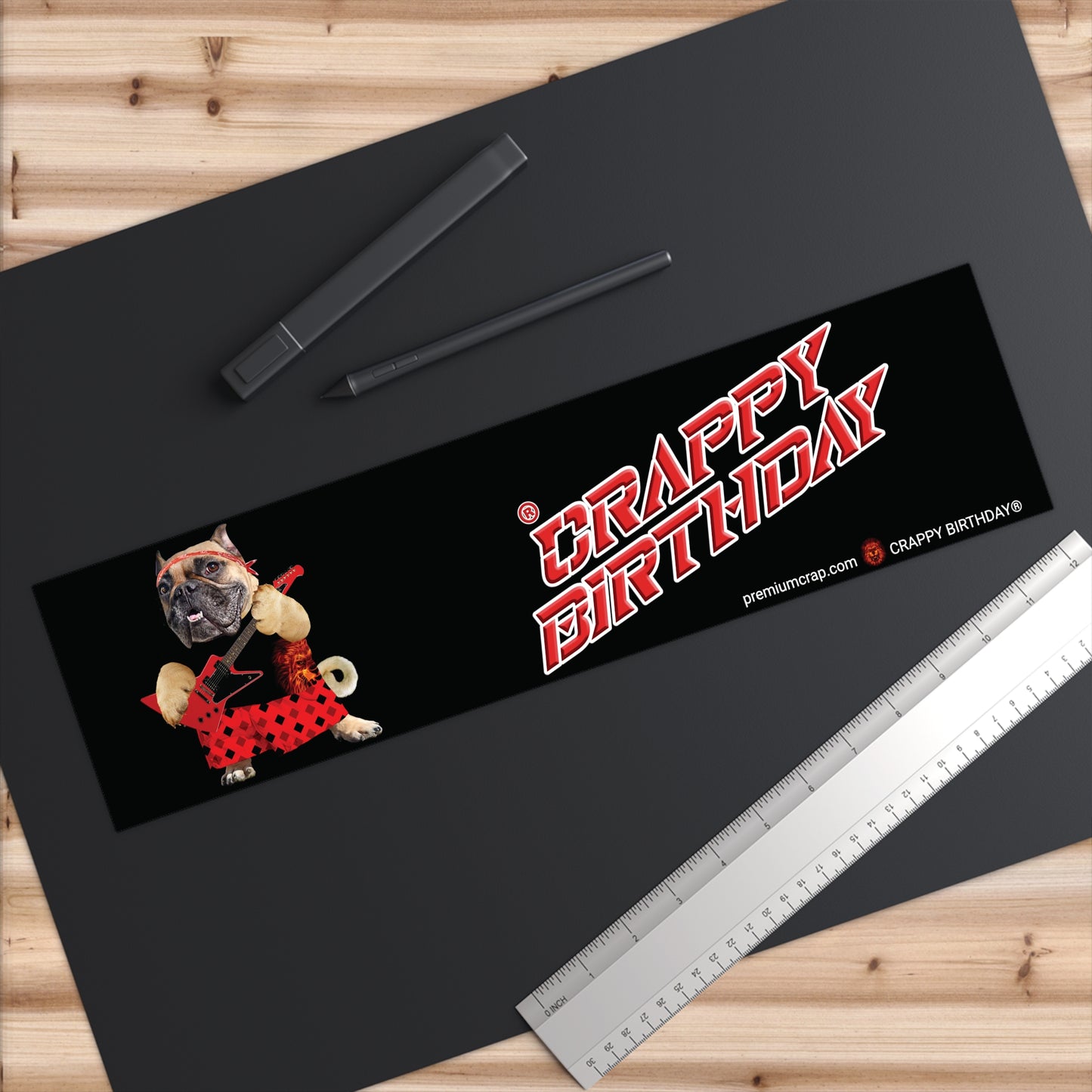 Crappy Birthday II Bumper Stickers - 15" x 3.75"