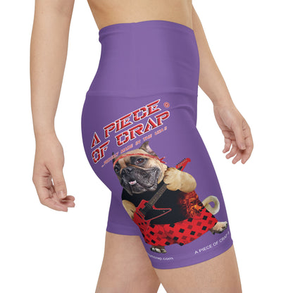 A Piece Of Crap II Women's Workout Shorts - Light Purple
