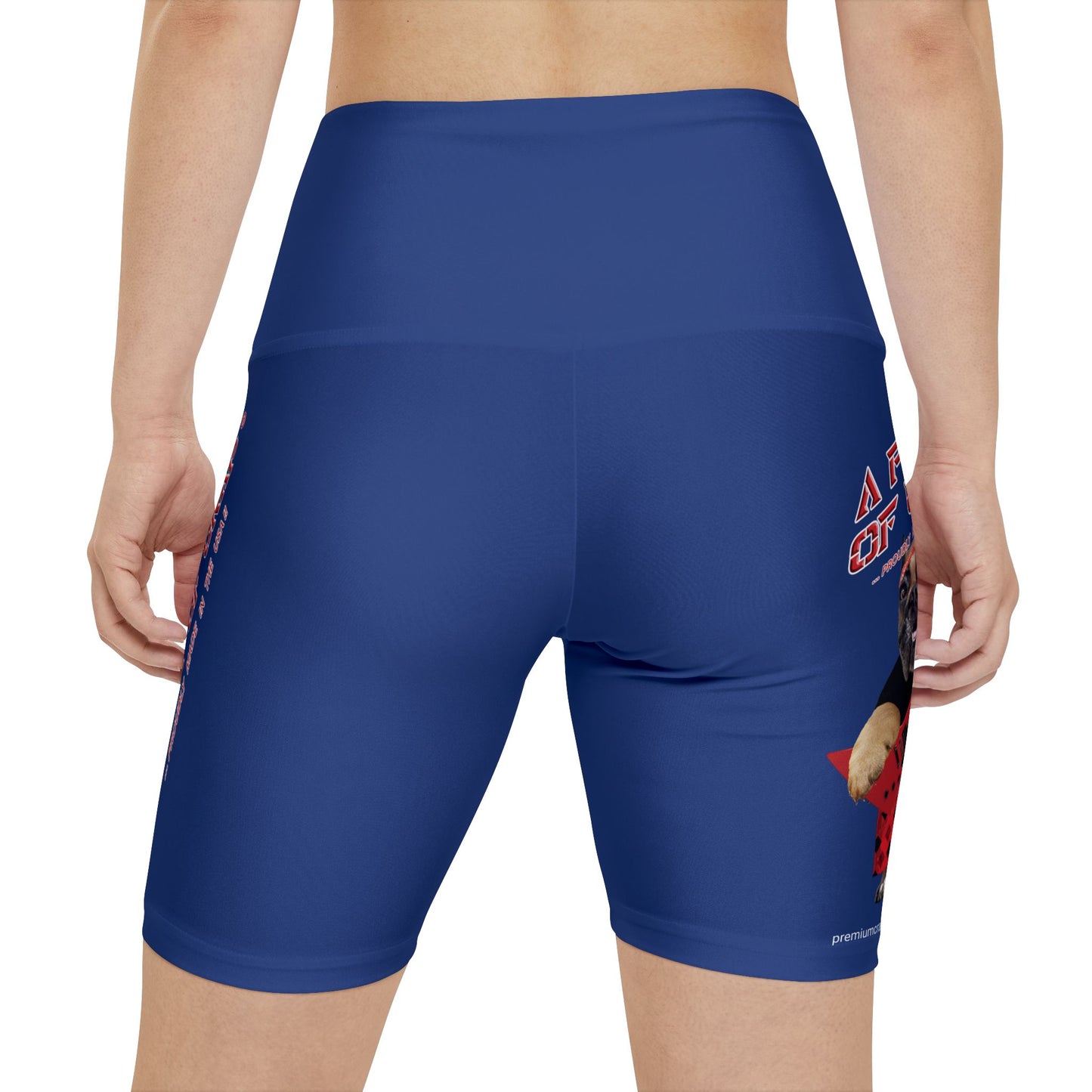 A Piece Of Crap II Women's Workout Shorts - Dark Blue