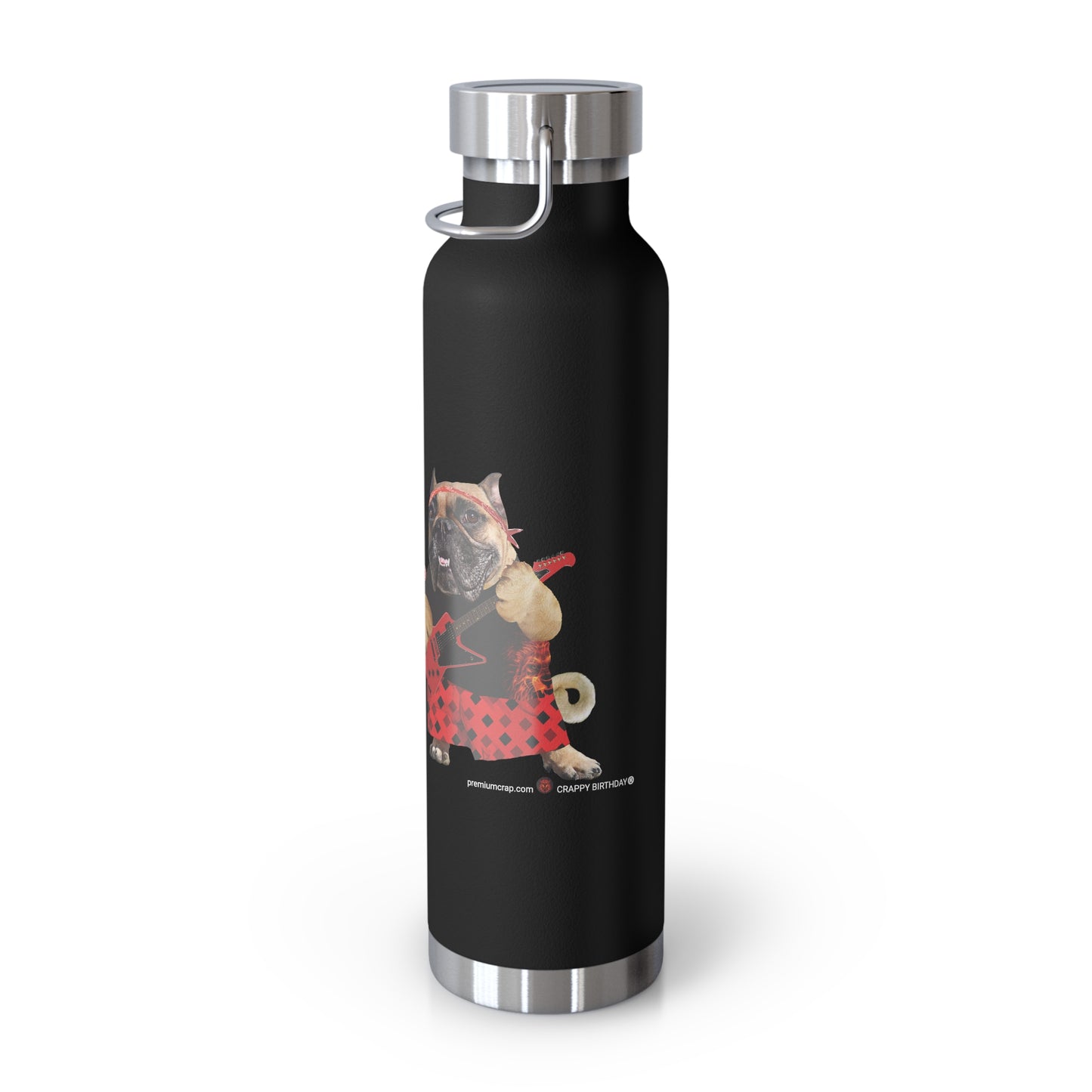 Crappy Birthday II Stainless Steel Water Bottle, Standard Lid