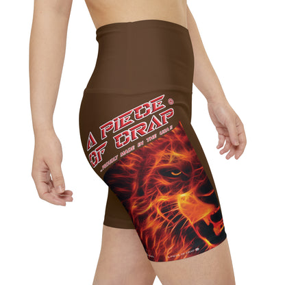 A Piece Of Crap WorkoutWit Shorts - Brown